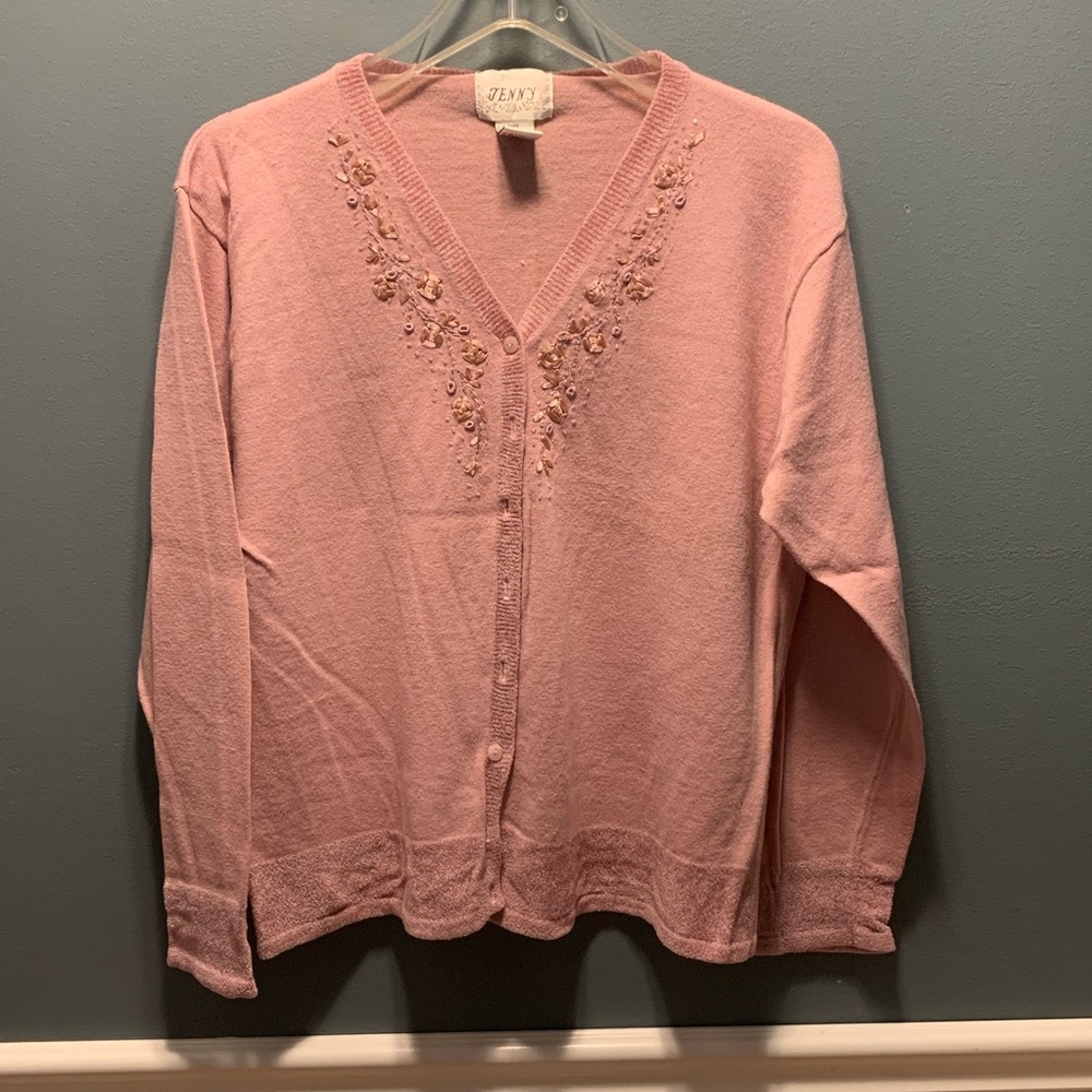 Ladies pink sweater
